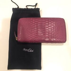 Bags - Genuine Snakeskin Zip Around Wallet Bags - Genuine Snakeskin Zip Around Wallet